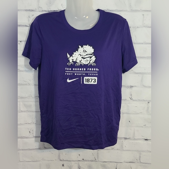 Nike Tops - Texas Christian University TCU Nike Dri Fit T-shirt Small